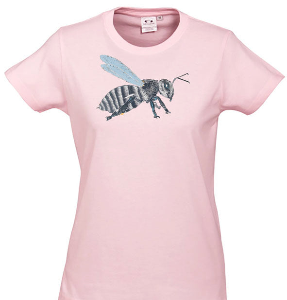 Bee Womens T Shirt - Pink