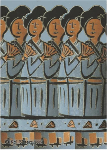 Koi Sisters - Geishas - A1 Print