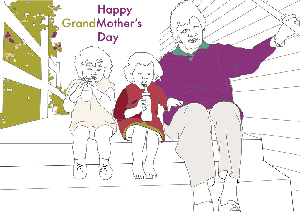 Koi Sisters Card - Happy Grandmother's Day