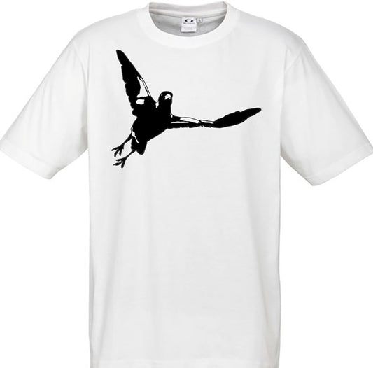 Magpie Wings 1 Men's Unisex T Shirt - White