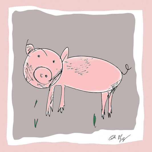 Koi Sisters Card - Piggy