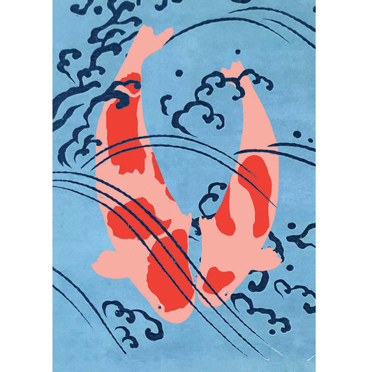 Koi Sisters Card - Lovers
